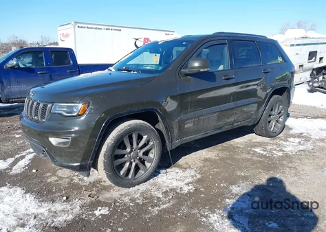 2016 Jeep Grand Cherokee Limited 75Th Anniversary z USA, uszkodzony, nr VIN 1C4RJFBG7GC392145